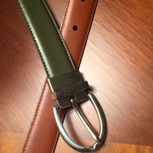 Ralph Lauren Reversible Olive & brown belt